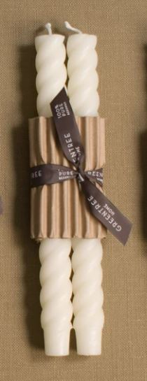 10" ROPE CANDLE PAIR